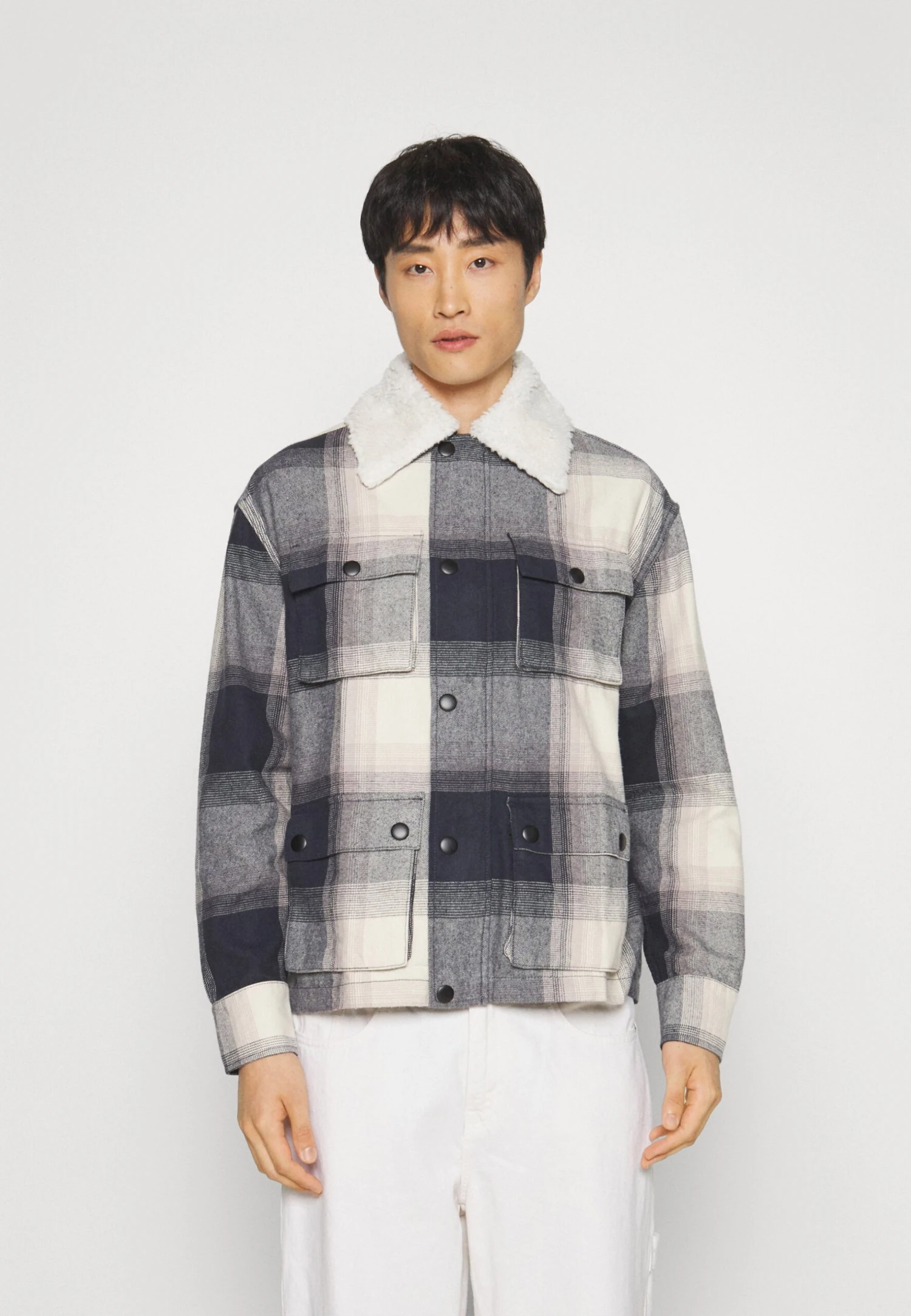 Pier One Giacca Leggera - Black/Beige 4 Pier One Giacca Leggera - Black/Beige - immagine 4