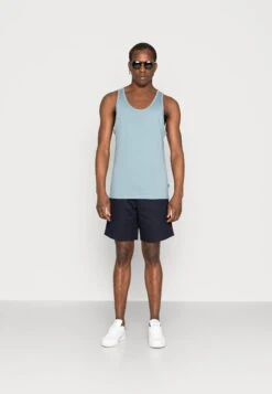 Pier One 3 PackTopGreen / White / Light Blue Uomo T-shirt E Polo PI922O0V8-M11