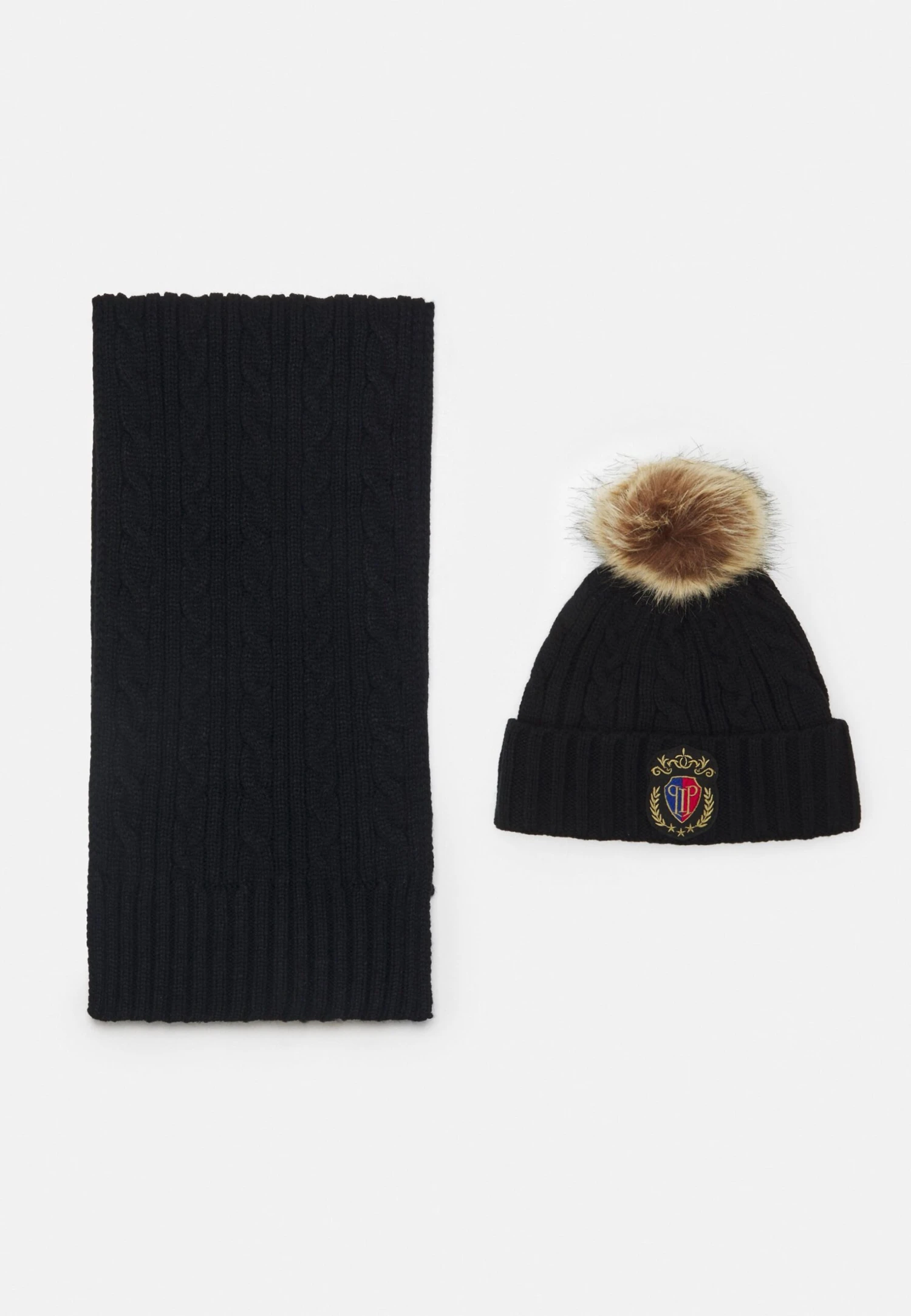 Pier One SetBerrettoBlack Uomo Foulard E Sciarpe PI954G01Y-Q11 1 Pier One SetBerrettoBlack Uomo Foulard E Sciarpe PI954G01Y-Q11