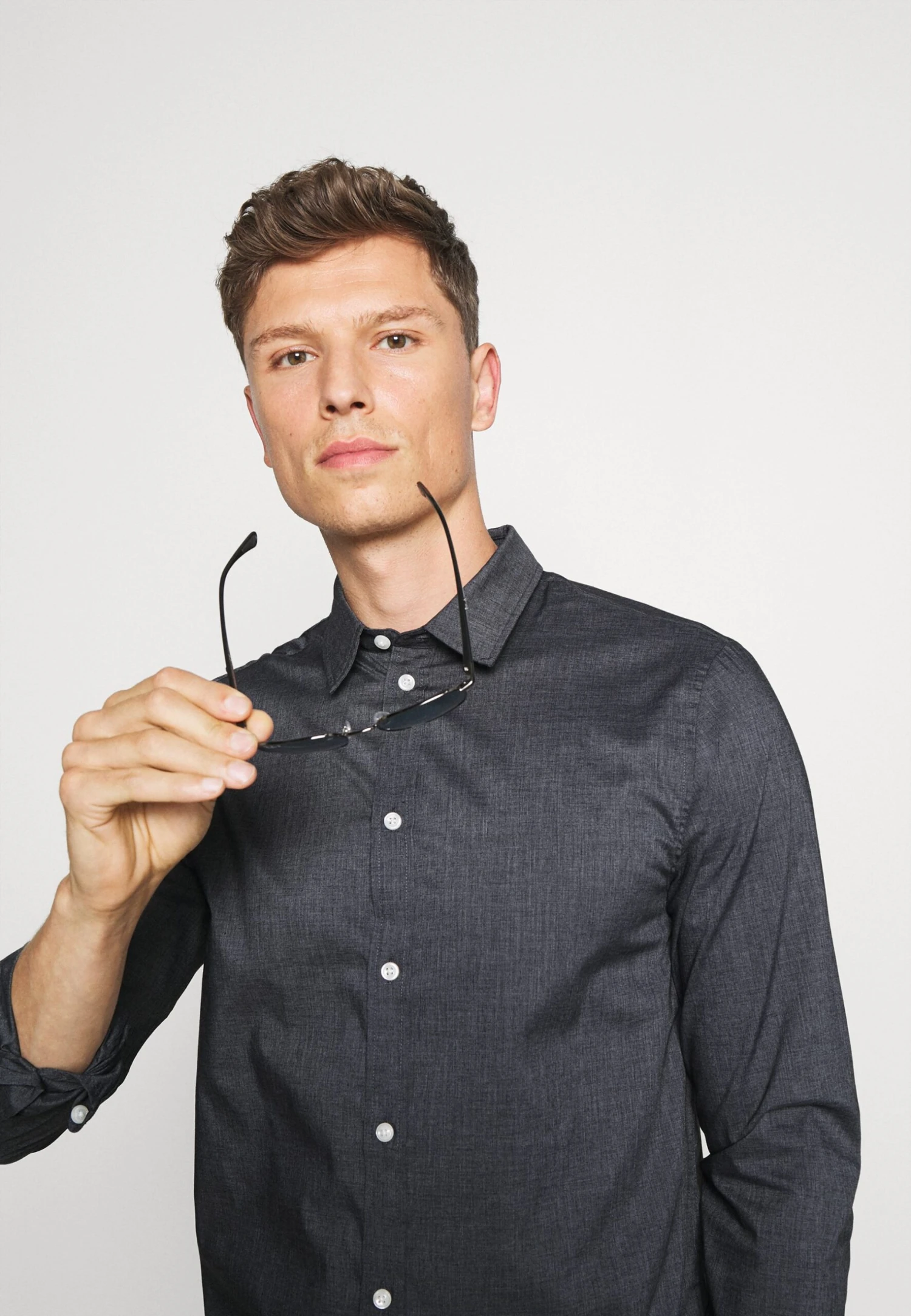 Pier One Camicia -Blue Grey 1 Pier One Camicia -Blue Grey