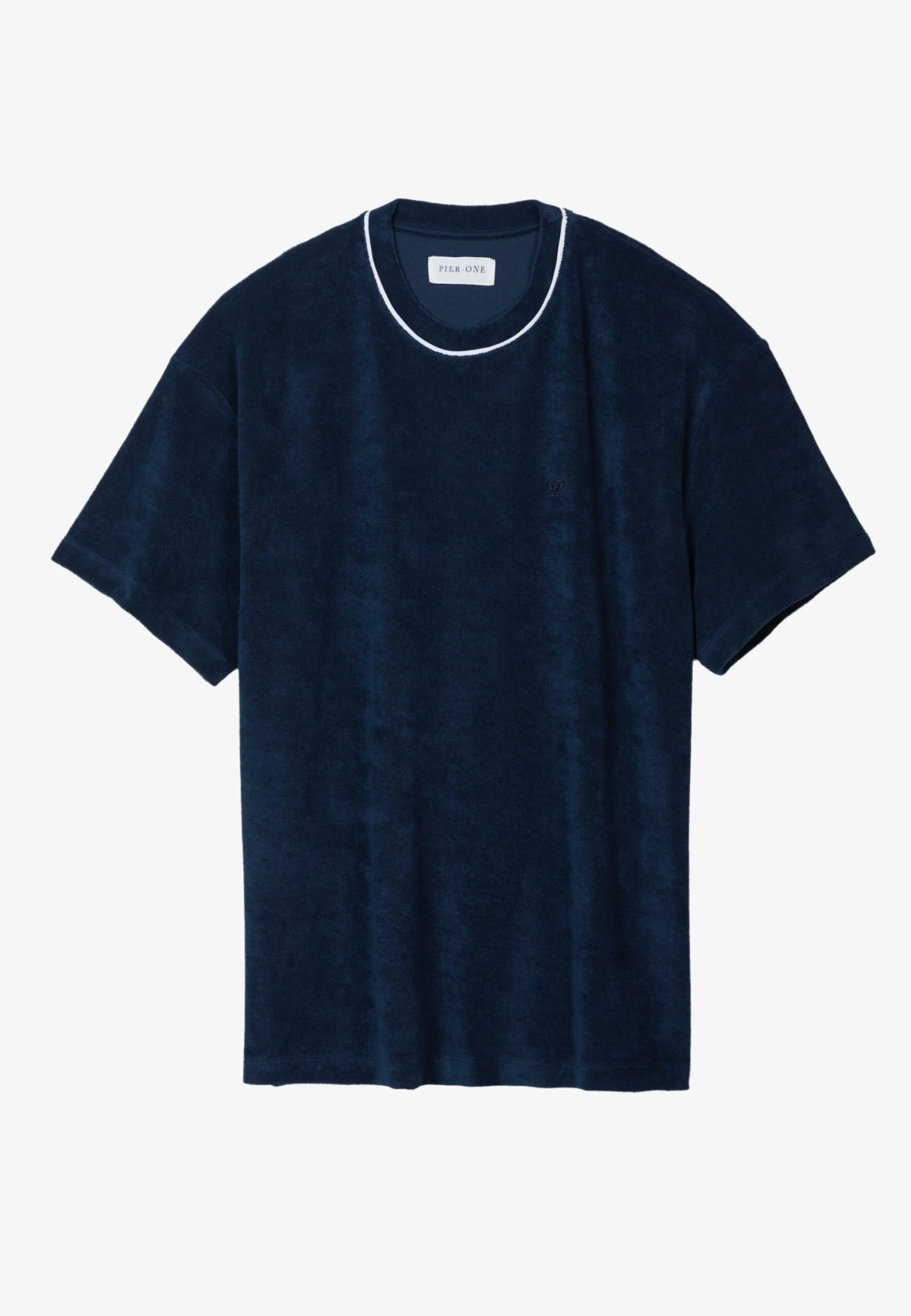 Pier One T-Shirt BasicDark Blue Uomo T-shirt E Polo PI922O0YW-K11 4 Pier One T-Shirt BasicDark Blue Uomo T-shirt E Polo PI922O0YW-K11 - immagine 4