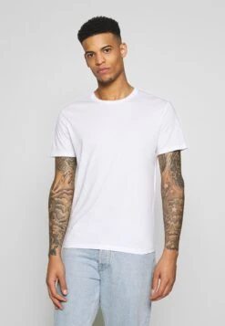 Pier One 3 Pack - T-Shirt Basic -Black/ White -Noble rain 1c9a431b458949da9598931e3f159b6c