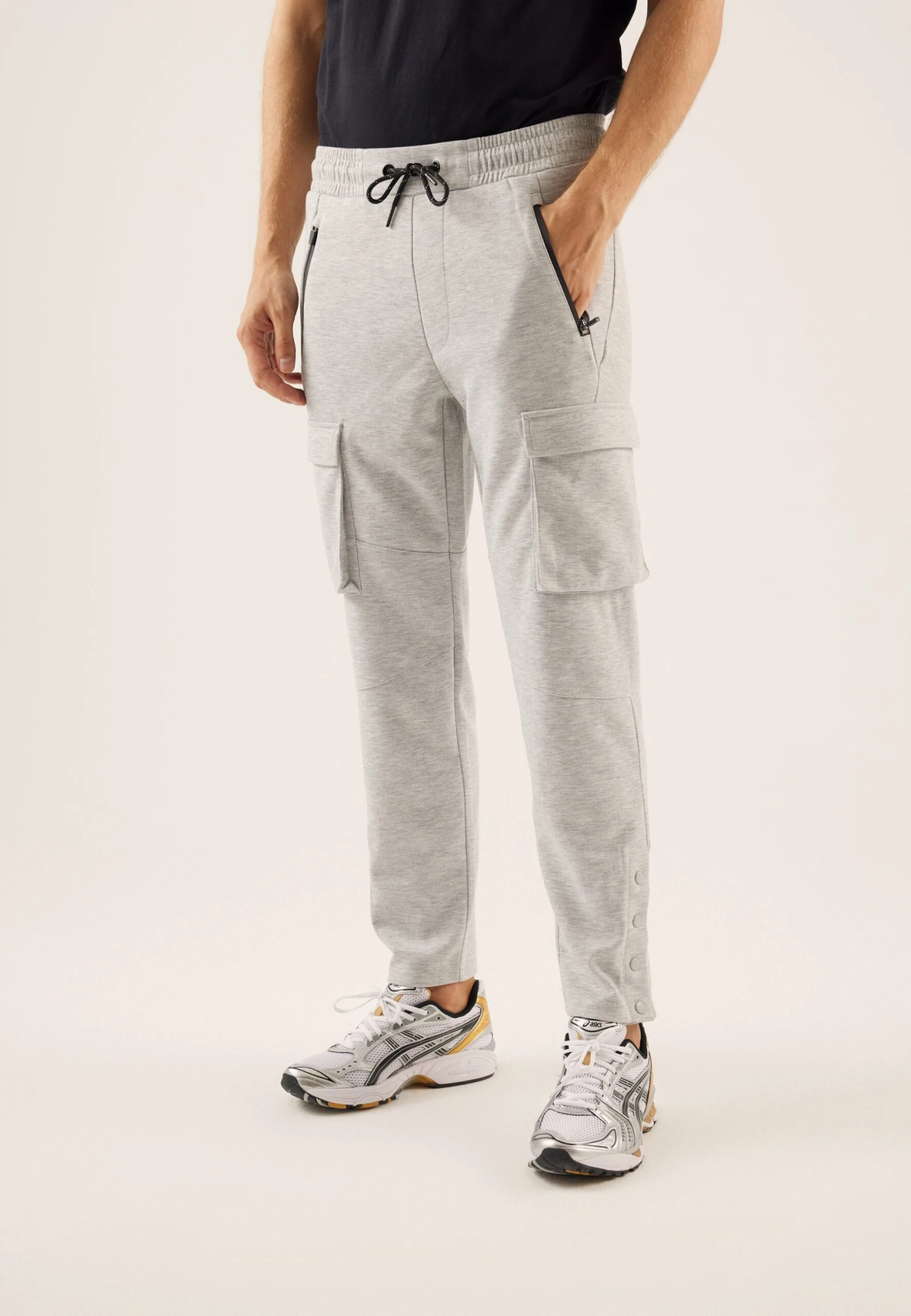 Pier One Pantaloni SportiviMottled Light Grey Uomo Pantaloni PI922E05P-C11 1 Pier One Pantaloni SportiviMottled Light Grey Uomo Pantaloni PI922E05P-C11