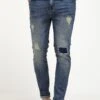 Pier One Jeans Slim FitDestroyed Denim Uomo Jeans PI922GA08-K11