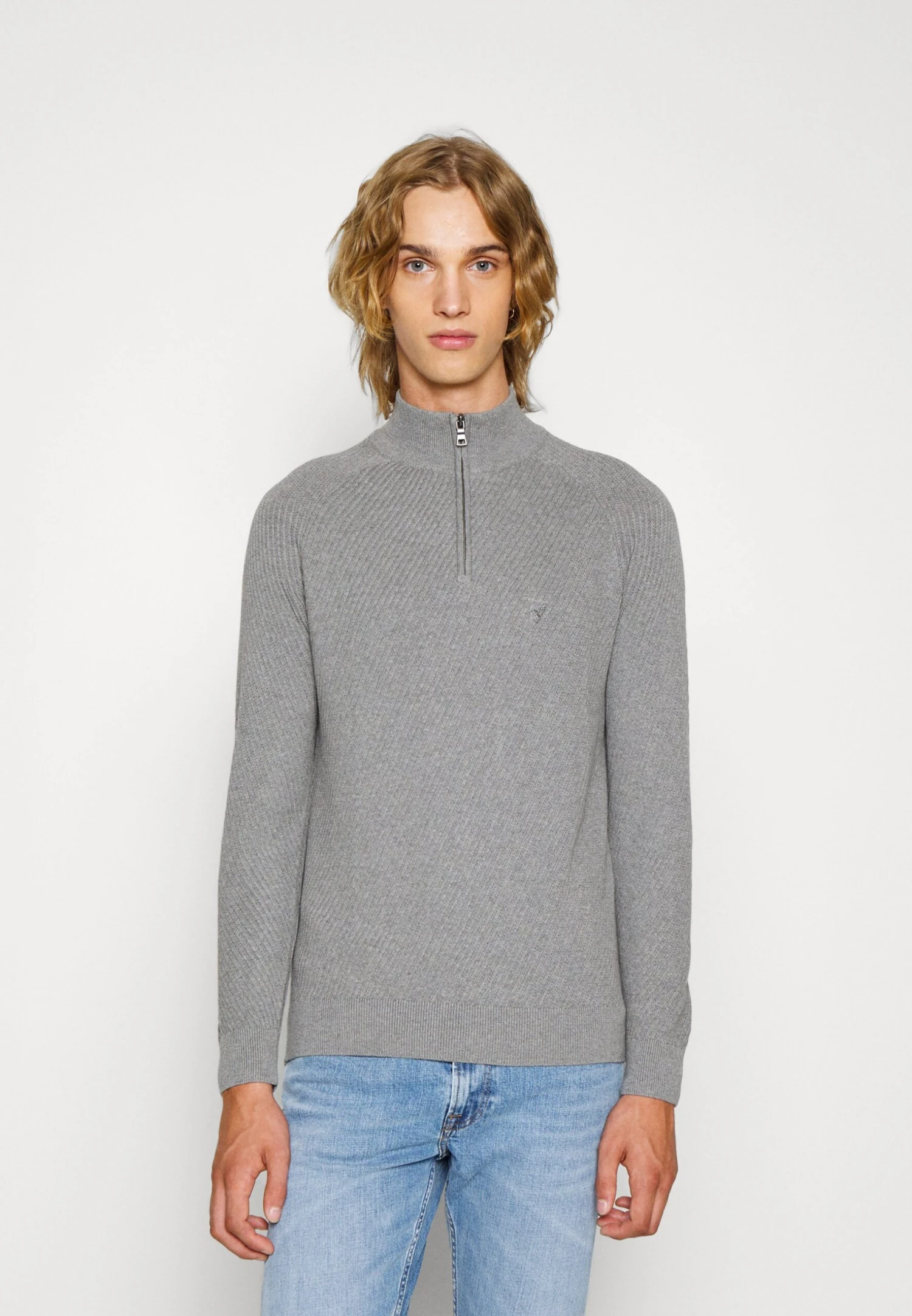 Pier One MaglioneMottled Grey Uomo Maglieria PI922Q09F-C11 1 Pier One MaglioneMottled Grey Uomo Maglieria PI922Q09F-C11