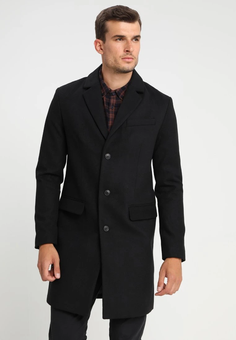 Pier One Wheeler Coat- Cappotto Classico - Black 1 Pier One Wheeler Coat- Cappotto Classico - Black
