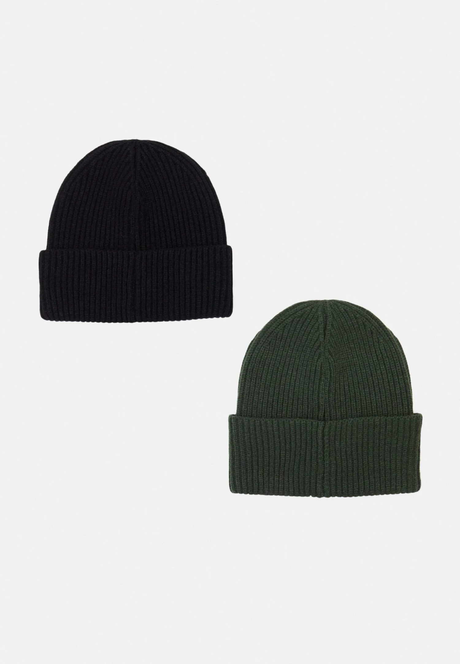 Pier One Unisex 2 PackBerrettoBlack/Khaki Uomo Cappellie Berretti PI954P00N-Q14 2 Pier One Unisex 2 PackBerrettoBlack/Khaki Uomo Cappellie Berretti PI954P00N-Q14 - immagine 2