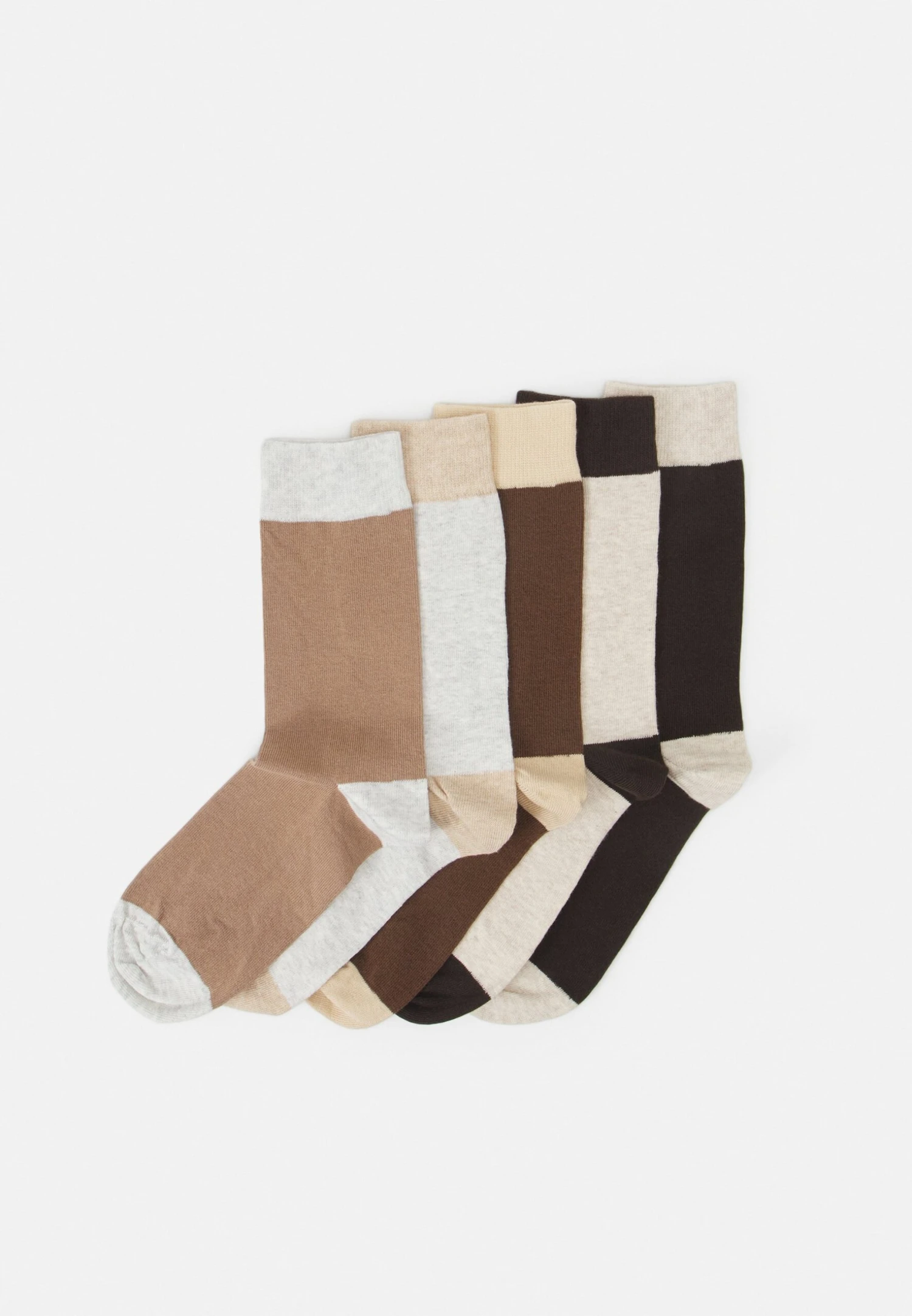 Pier One 5 Pack - Calze - Off-White/Beige/Tan 2 Pier One 5 Pack - Calze - Off-White/Beige/Tan - immagine 2