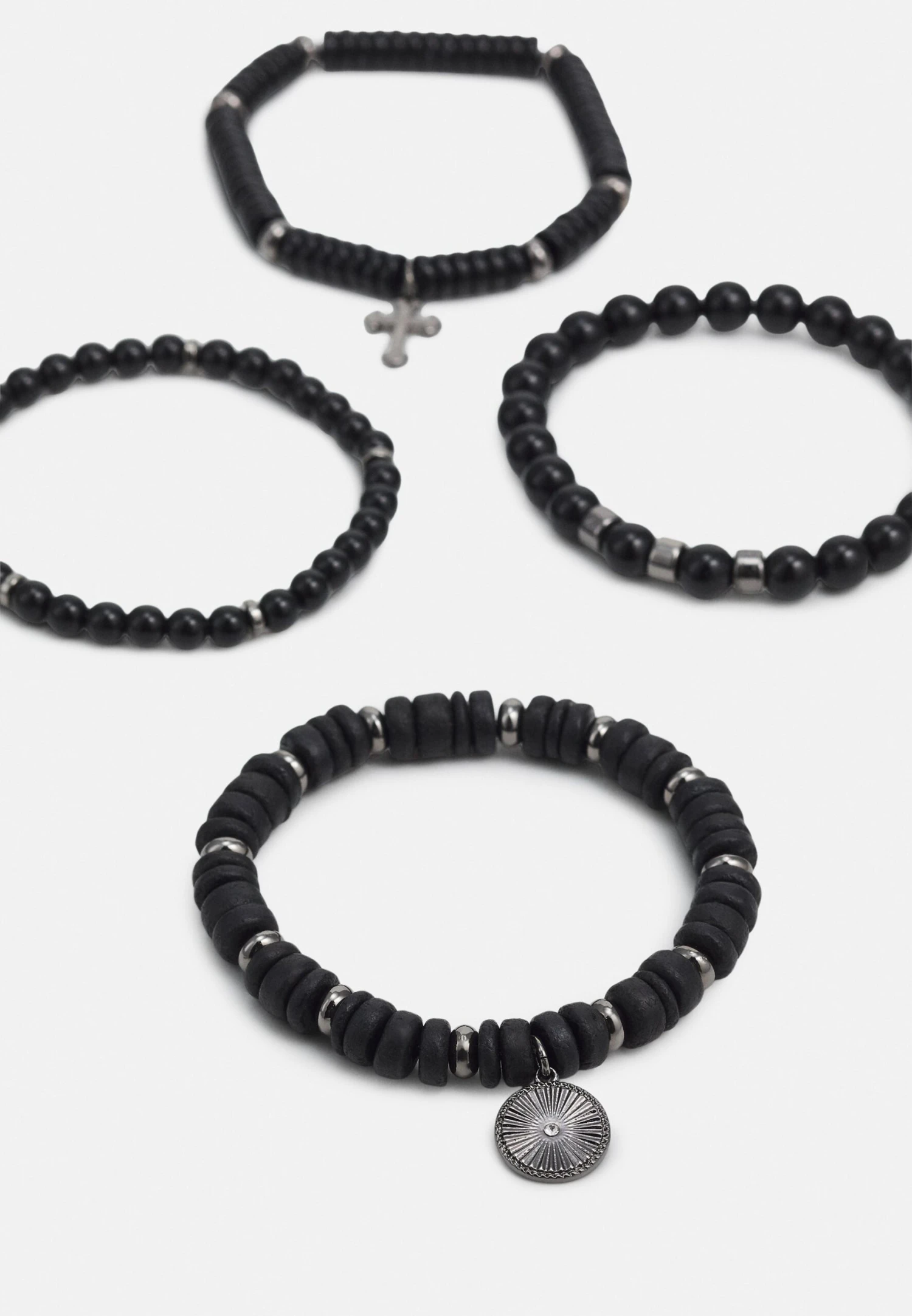 Pier One 4 Pack - Bracciale - Black 3 Pier One 4 Pack - Bracciale - Black - immagine 3