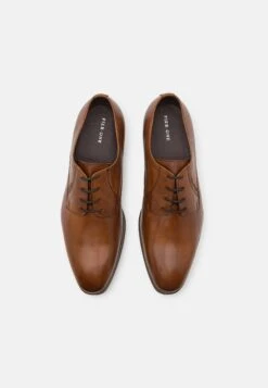 Pier One Leather - Stringate Eleganti - Light Brown -Noble rain 453751ab51344c60b15c9a2268b3419f