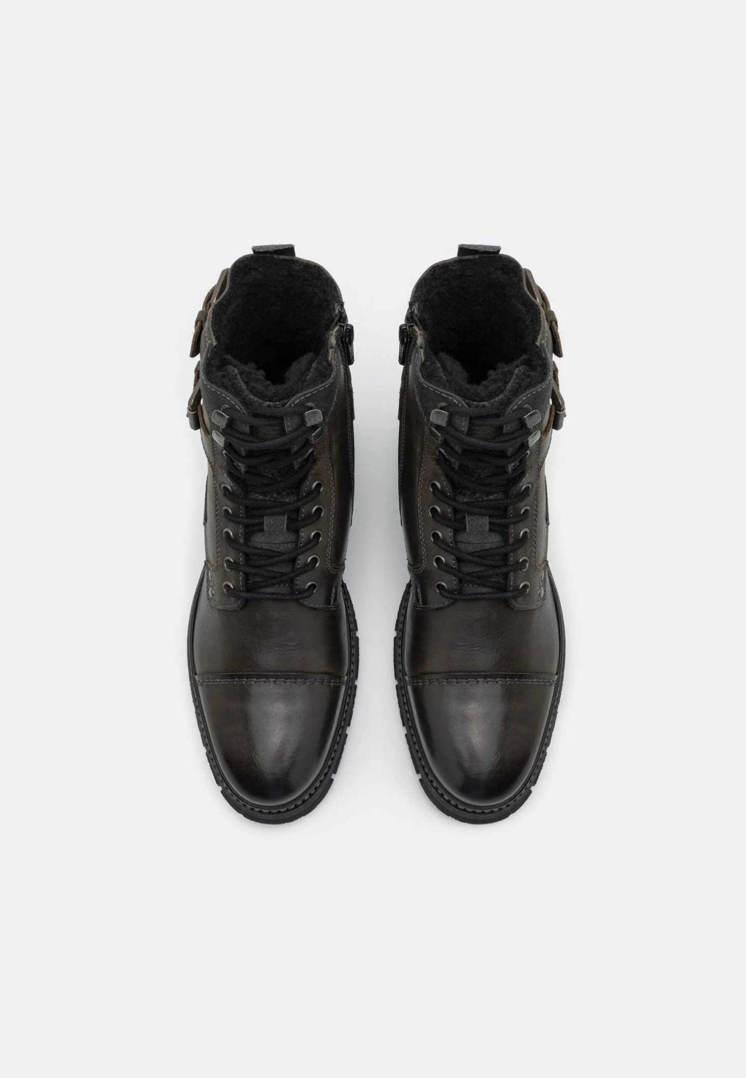 Pier One LeatherStivaletti StringatiBlack Uomo Stivaletti/Stivali PI912K0CI-Q11 4 Pier One LeatherStivaletti StringatiBlack Uomo Stivaletti/Stivali PI912K0CI-Q11 - immagine 4