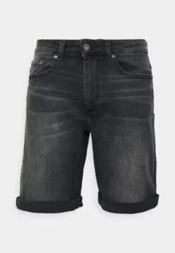 Pier One Shorts Di Jeans - Grey Denim
