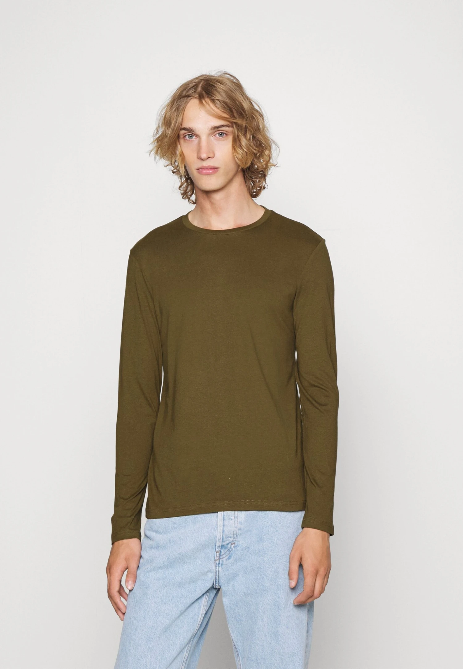 Pier One Maglietta A Manica LungaDark Blue/Dark Grey/Olive Uomo T-shirt E Polo PI922O0UM-K11 3 Pier One Maglietta A Manica LungaDark Blue/Dark Grey/Olive Uomo T-shirt E Polo PI922O0UM-K11 - immagine 3