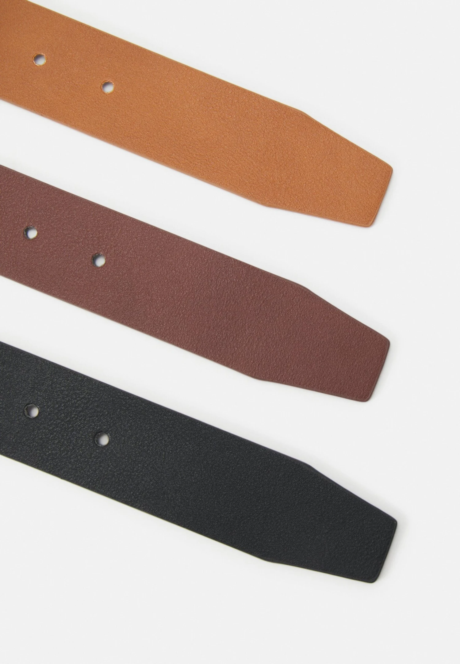 Pier One 3 Pack UnisexCinturaBlack/Brown/Cognac Uomo Cinture PI954D01N-Q11 3 Pier One 3 Pack UnisexCinturaBlack/Brown/Cognac Uomo Cinture PI954D01N-Q11 - immagine 3