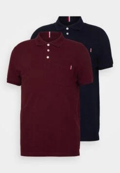 Pier One 2 Pack - Polo - Blue/Bordeaux 12 Pier One 2 Pack - Polo - Blue/Bordeaux -Noble rain 596d0de14dc04a10bc9519206e472b35