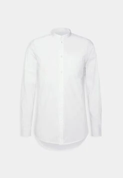 Pier One Muscle Fit Stand- Camicia - White -Noble rain 5a9412a14083403cb941fa6fbb6ea6b4