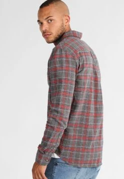 Pier One Camicia - Grey/Coral 8 Pier One Camicia - Grey/Coral -Noble rain 62192d2e542d4a69a08273483006118b