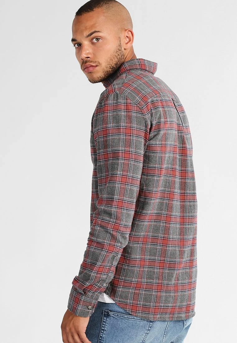 Pier One Camicia - Grey/Coral 3 Pier One Camicia - Grey/Coral - immagine 3