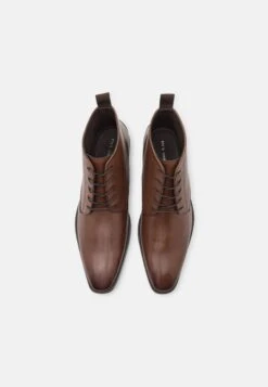 Pier One Leather - Stivaletti Stringati - Brown -Noble rain 6325d7f0e0a141d28b0c8c5725b17932