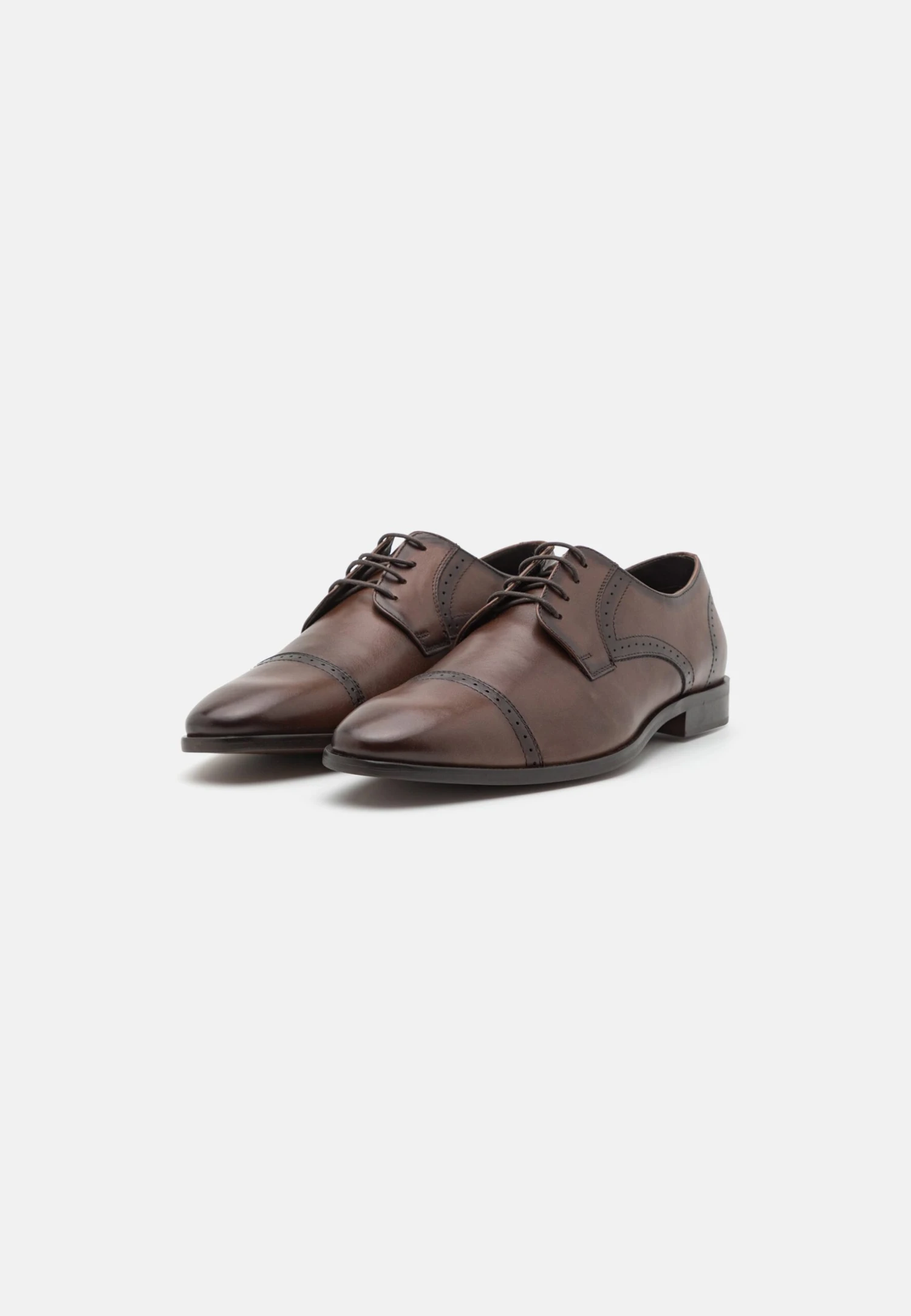 Pier One LeatherStringate ElegantiBrown Uomo Scarpe Con I Lacci PI912M0EI-O11 2 Pier One LeatherStringate ElegantiBrown Uomo Scarpe Con I Lacci PI912M0EI-O11 - immagine 2