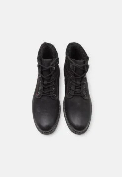 Pier One LeatherStivaletti StringatiBlack Uomo Stivaletti/Stivali PI912K0C8-Q11 -Noble rain 7ae96faf5109412ea73214e1309941e3