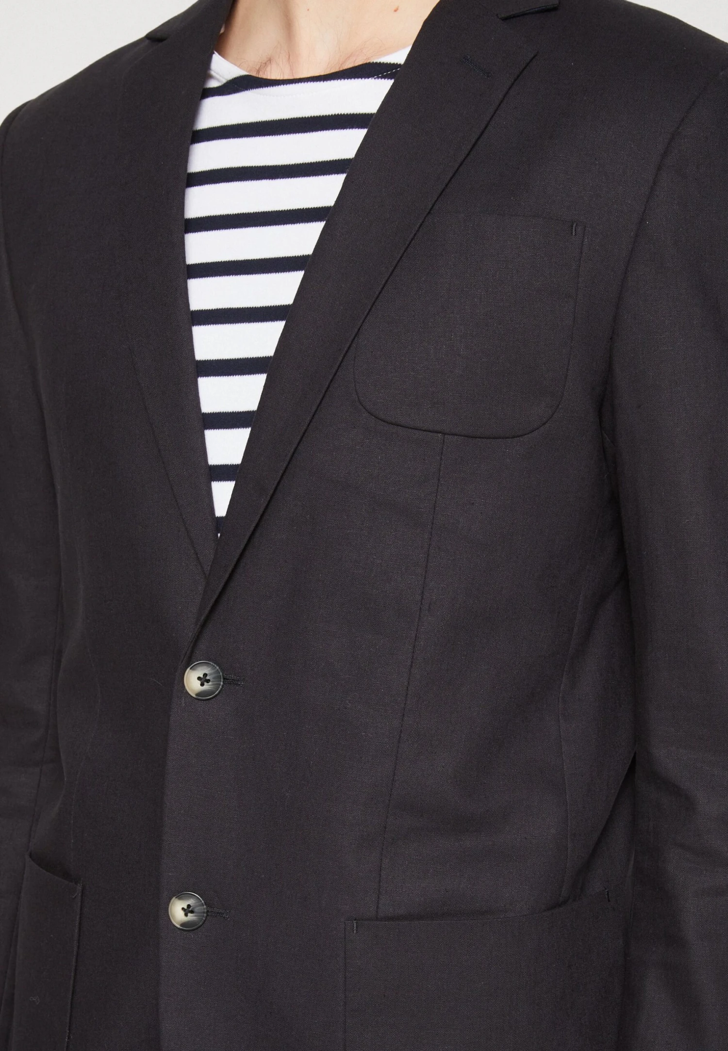 Pier One GiaccaDark Blue Uomo Completi E Cravatte PI922T04O-K11 6 Pier One GiaccaDark Blue Uomo Completi E Cravatte PI922T04O-K11 - immagine 6