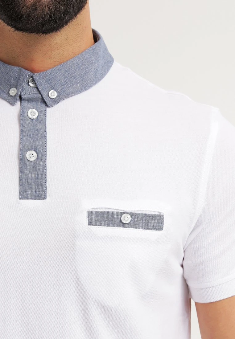 Pier One PoloWhite Uomo T-shirt E Polo PI922PA09-A11 4 Pier One PoloWhite Uomo T-shirt E Polo PI922PA09-A11 - immagine 4