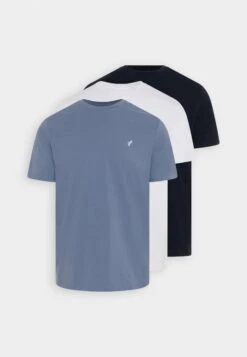 Pier One 3 PackT-Shirt BasicWhite/Dark Blue/Blue Uomo T-shirt E Polo PI922O0XI-A11 13 Pier One 3 PackT-Shirt BasicWhite/Dark Blue/Blue Uomo T-shirt E Polo PI922O0XI-A11 -Noble rain 8188735d5da04a0e90815cda0be953a7