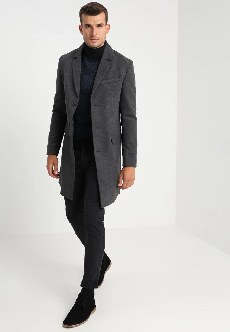 Pier One Wheeler Coat Cappotto ClassicoMottled Grey Uomo Cappotti PI922T00P-C11 2 Pier One Wheeler Coat Cappotto ClassicoMottled Grey Uomo Cappotti PI922T00P-C11 - immagine 2
