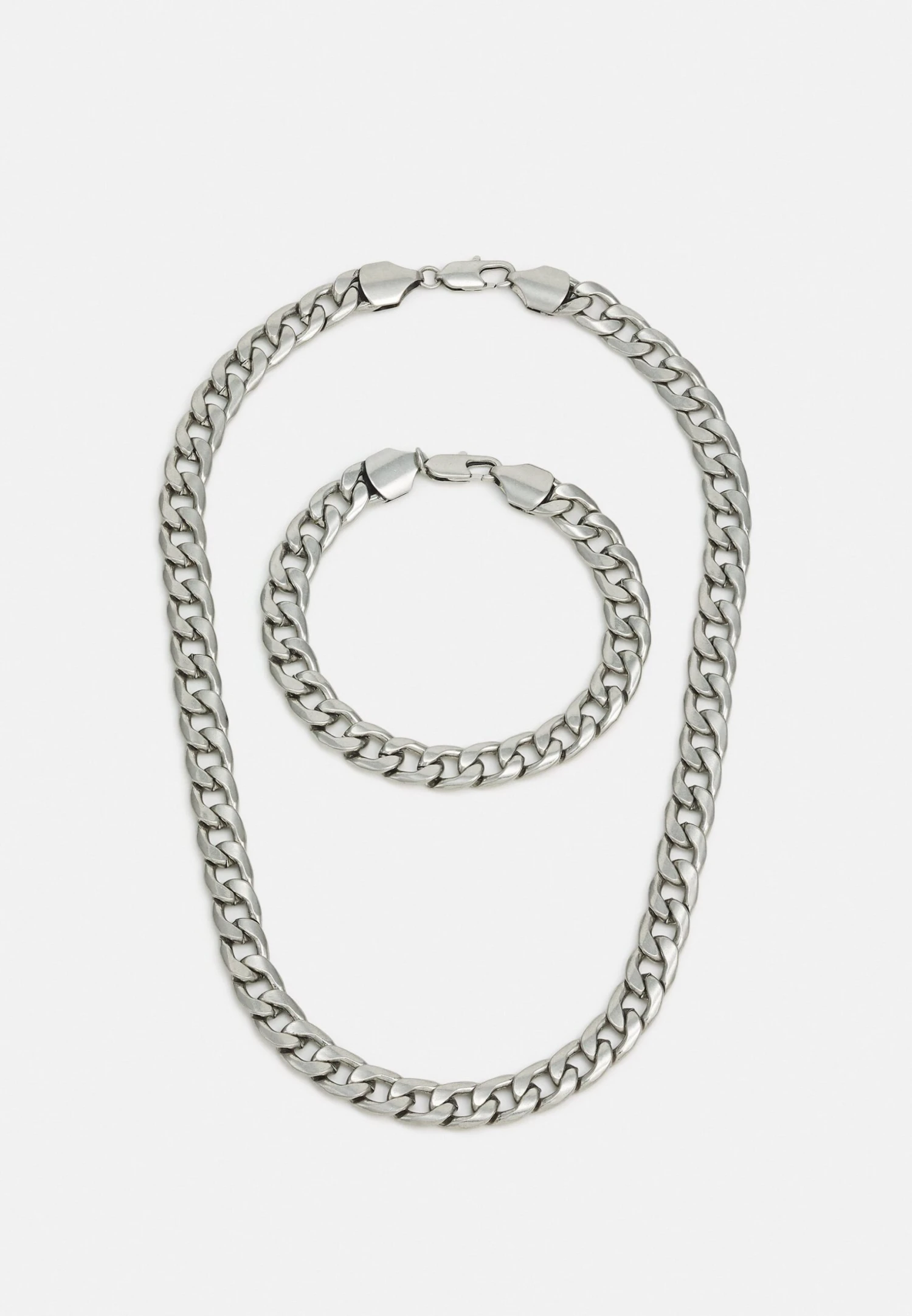 Pier One 2Pack Set - Collana - Silver-Coloured 1 Pier One 2Pack Set - Collana - Silver-Coloured