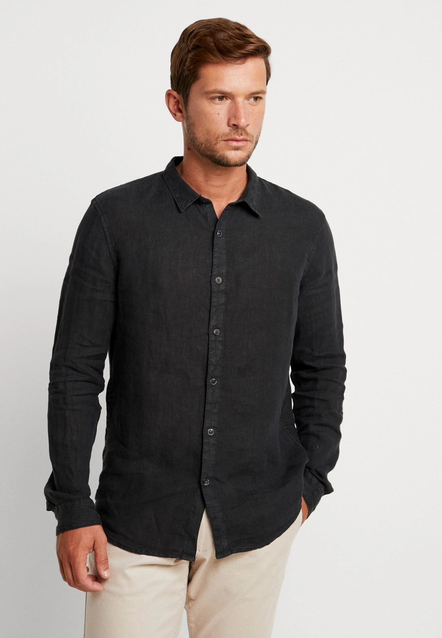 Pier One CamiciaBlack Uomo Camicie PI922D0B1-Q11 1 Pier One CamiciaBlack Uomo Camicie PI922D0B1-Q11