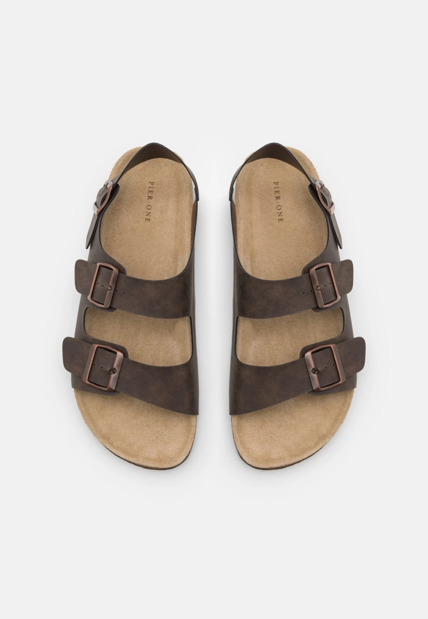 Pier One Unisex - Sandali - Dark Brown 4 Pier One Unisex - Sandali - Dark Brown - immagine 4