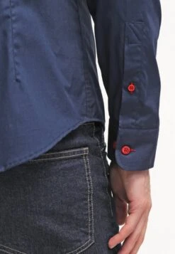 Pier One CamiciaDark Blue/Red Uomo Completi E Cravatte PI922D02W-K12 -Noble rain b212f31e981944508589b4716cbae3d6