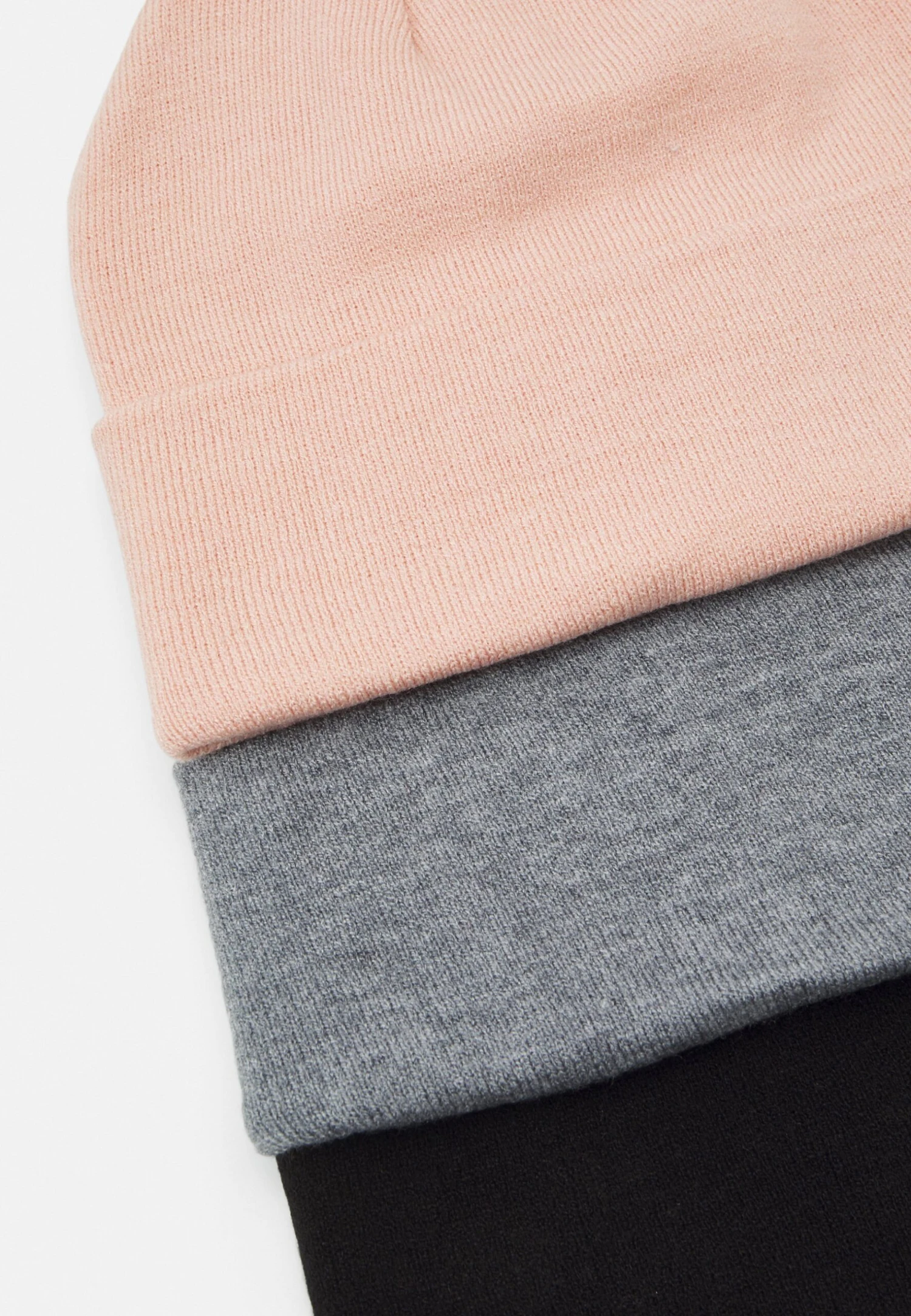 Pier One 3 Pack UnisexBerrettoBlack/Grey/Pink Uomo Cappellie Berretti PI954P00D-Q17 3 Pier One 3 Pack UnisexBerrettoBlack/Grey/Pink Uomo Cappellie Berretti PI954P00D-Q17 - immagine 3