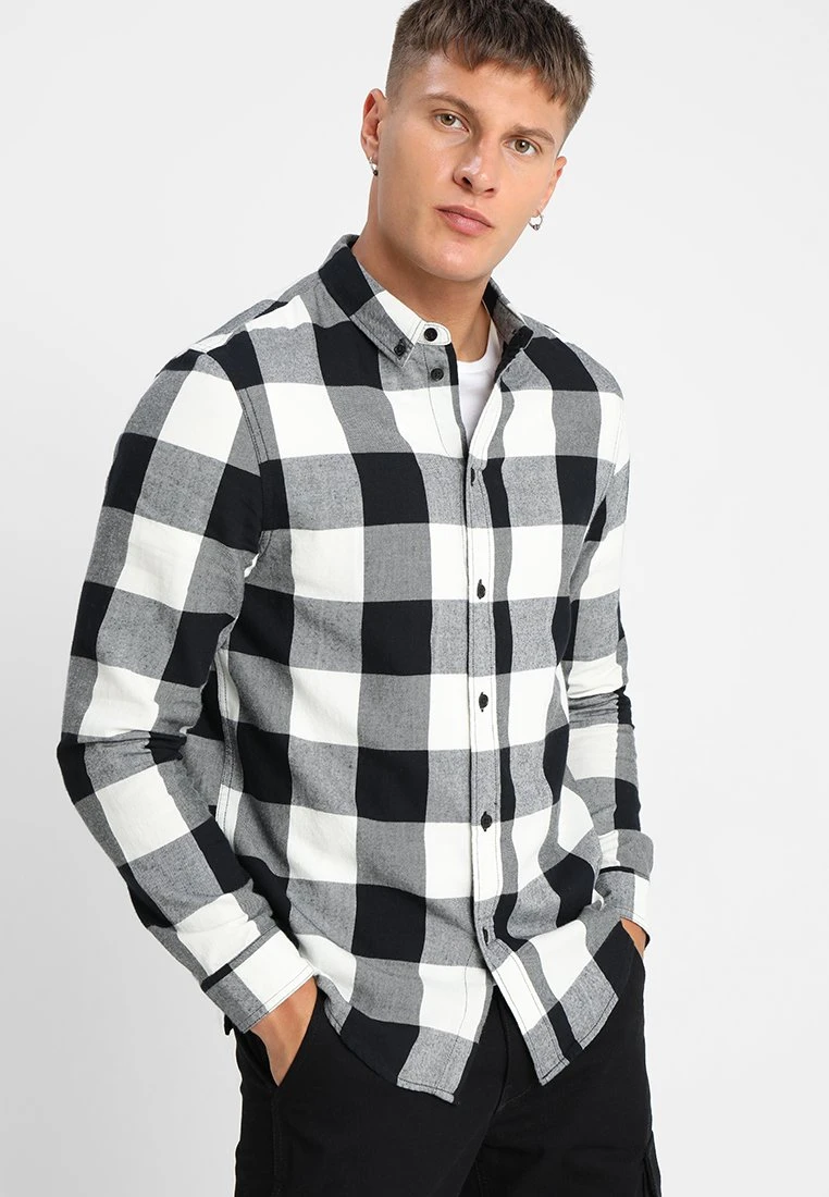Pier One Camicia - Black/White 1 Pier One Camicia - Black/White