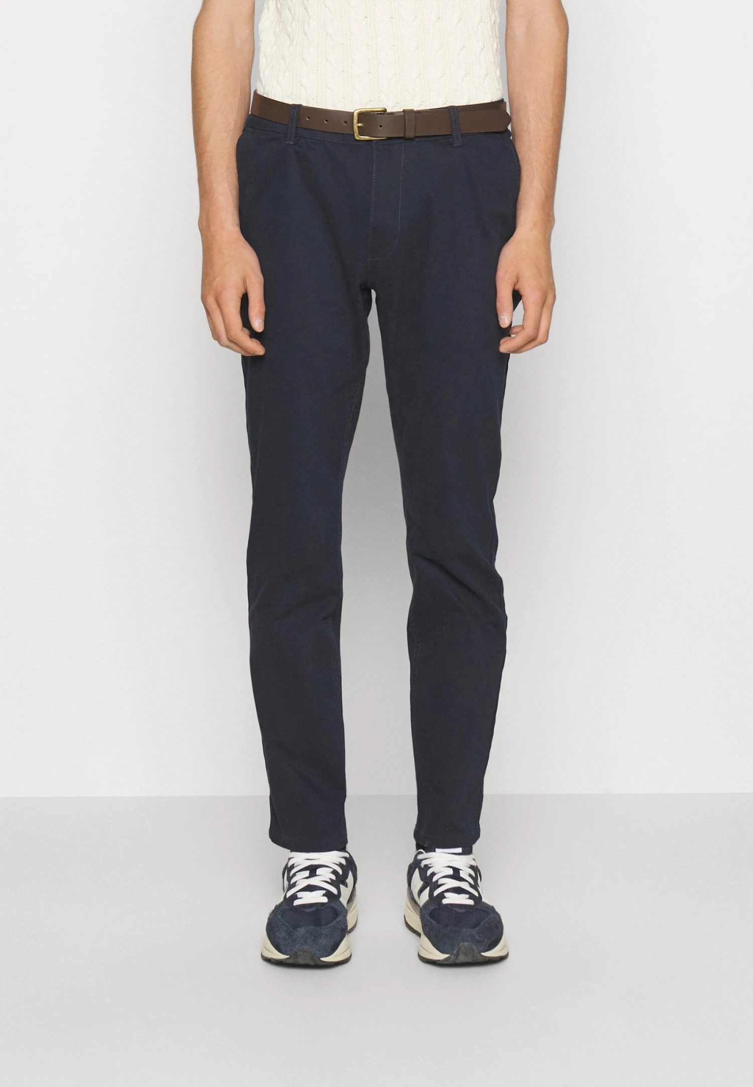 Pier One ChinoDark Blue Uomo Pantaloni PI922E05D-K11 1 Pier One ChinoDark Blue Uomo Pantaloni PI922E05D-K11