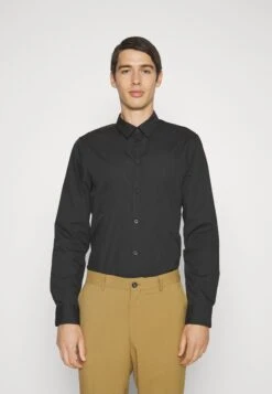 Pier One 2 PackCamicia EleganteBlack/Light Blue Uomo Completi E Cravatte PI922D05K-Q13 -Noble rain d51ff446e8e24637971fa92896f7ef96