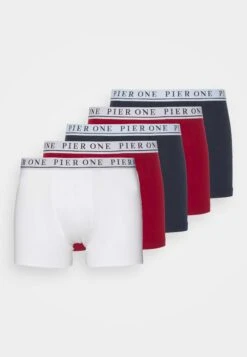 Pier One 5 Pack - Culotte - White/Red/Dark Blue 10 Pier One 5 Pack - Culotte - White/Red/Dark Blue -Noble rain db26aa177e764bd993c9f694379f45c1