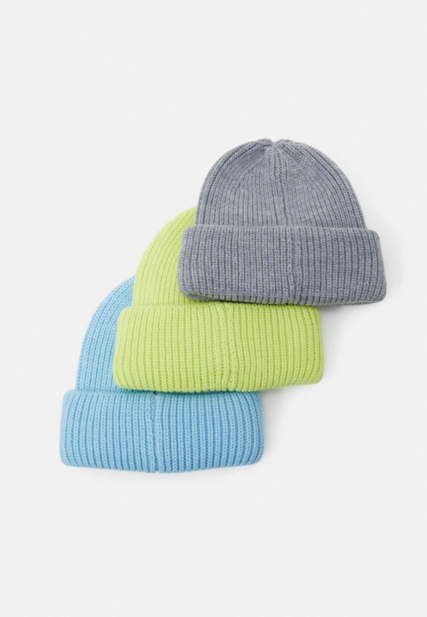 Pier One Unisex 3 PackBerrettoGrey, Neon Green, Light Blue Uomo Cappellie Berretti PI954P009-C11 2 Pier One Unisex 3 PackBerrettoGrey, Neon Green, Light Blue Uomo Cappellie Berretti PI954P009-C11 - immagine 2