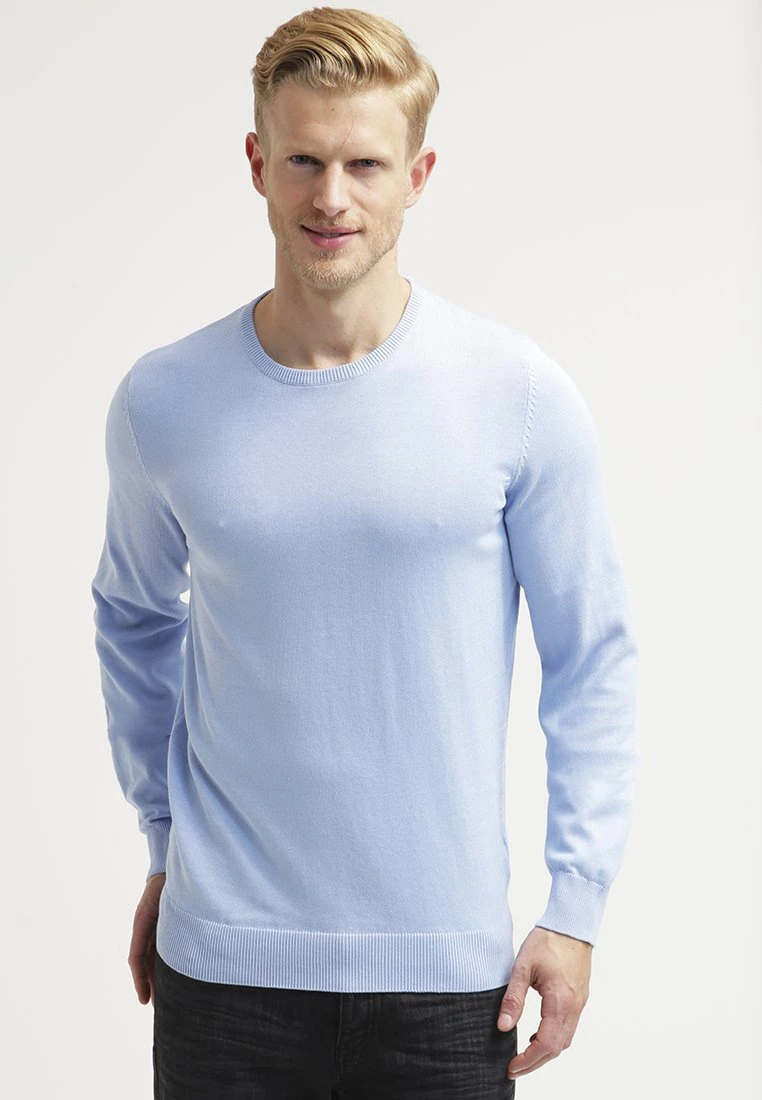 Pier One Basic Crewneck - Maglione - Light Blue 1 Pier One Basic Crewneck - Maglione - Light Blue