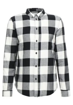 Pier One Camicia - Black/White 10 Pier One Camicia - Black/White -Noble rain e60a20cd08d148bc871902c07b164cdb