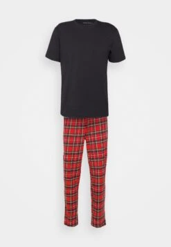Pier One SinglePigiamaBlack/Red Uomo Per La Notte PI982M047-Q12 -Noble rain e82f41cf0fb645debe8b71b83aa4f694