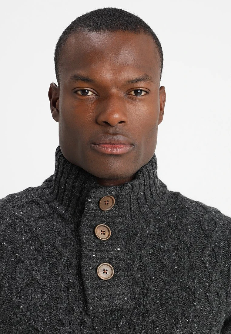 Pier One MaglioneMottled Dark Grey Uomo Maglieria PI922Q01F-C12 5 Pier One MaglioneMottled Dark Grey Uomo Maglieria PI922Q01F-C12 - immagine 5