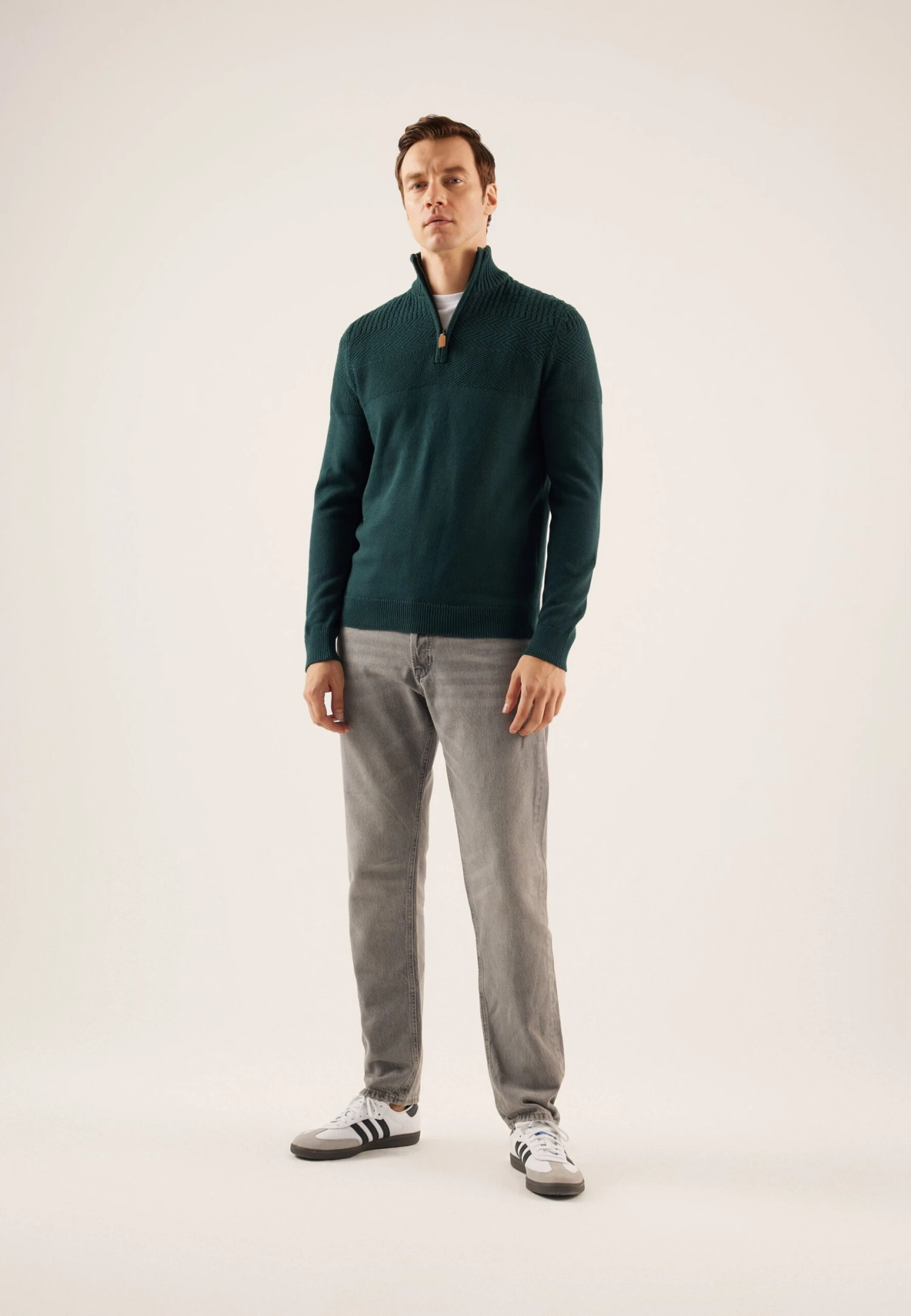 Pier One MaglioneDark Green Uomo Maglieria PI922Q029-M11 2 Pier One MaglioneDark Green Uomo Maglieria PI922Q029-M11 - immagine 2