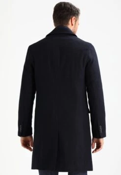 Pier One Cappotto Classico - Navy 9 Pier One Cappotto Classico - Navy -Noble rain f3094af06a134e2186f6d6726c12284b