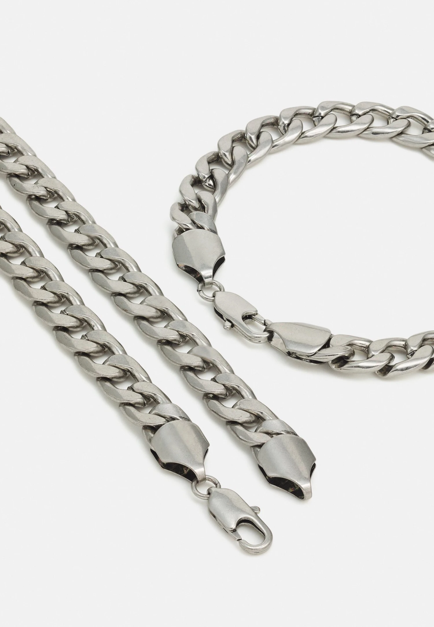 Pier One 2Pack Set - Collana - Silver-Coloured 2 Pier One 2Pack Set - Collana - Silver-Coloured - immagine 2