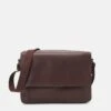 Pier One Leather Unisex - Borsa Porta Pc - Brown