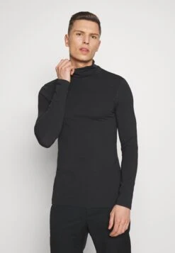 Pier One 2 PackMaglietta A Manica LungaWhite/Black Uomo T-shirt E Polo PI922O0KR-A11 -Noble rain f96a38dd458040bb8ba797214d8d74e6