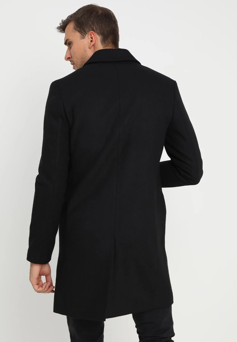 Pier One Wheeler Coat- Cappotto Classico - Black 3 Pier One Wheeler Coat- Cappotto Classico - Black - immagine 3